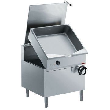 Elektro Kippbratpfanne, "Duomat" Becken 100 Liter auf Unterbau - E22/BM12C-N