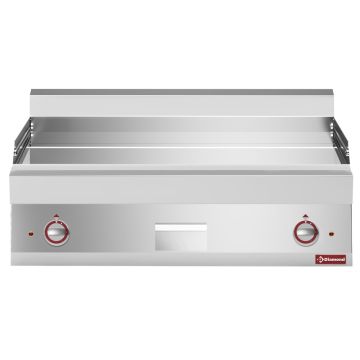 Elektro Grillplatte, EXTRA BREIT glatt verchromt - E65/PLCD10T-N