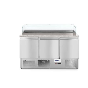 Pizzatisch, dreitürig 380L