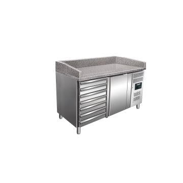 SARO Pizzatisch mit Schubladen Modell MARGA PZ 1610 TN