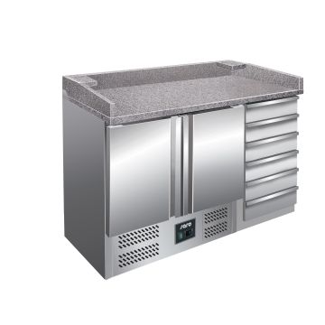 SARO Pizzatisch mit Schubladen Modell PZ 9001