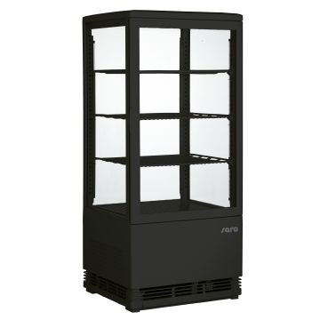 SARO Kühlvitrine Modell SC 80 schwarz