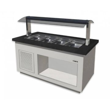 Salatbar für 4x 1/1 GN, PREMIUM LINE SB-K170 weiß 