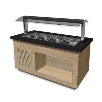 Heißes Buffet für 4x 1/1 GN, Modell PREMIUM LINE S