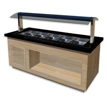 Heißes Buffet für 5x 1/1 GN, Modell PREMIUM LINE