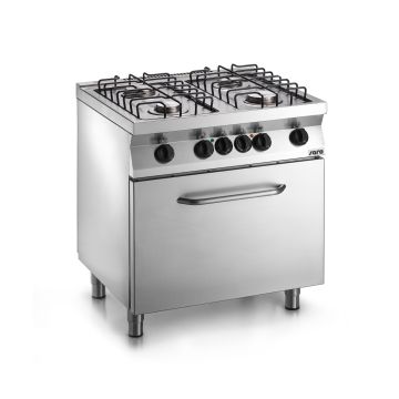 SARO Fast-Serie Gasherd mit Elektrobackofen Modell F7/FUG4LE