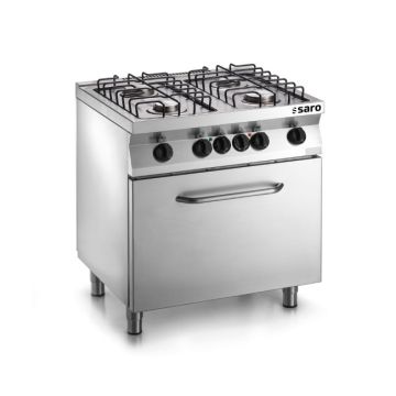 SARO Fast-Serie Gasherd mit Elektrobackofen Modell F7/FUG6LE