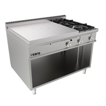 SARO Glühplattenherd offener Unterbau +2 Brenner LQ / TPG6BA