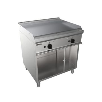 SARO Gas-Griddleplatte mit offenem Unterbau Modell E7/KTG2BAL