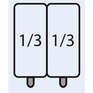 SARO E7/CPCEXC Nudelkorb-Set 2 x 1/3 GN