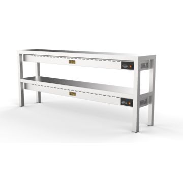 AUFSATZBORD KERAMISCH BEHEIZT 2 STUFIG 1800  10 HEATERS OF 250W
