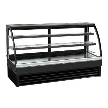 Kuchentheke, rund 400 Liter, schwarz