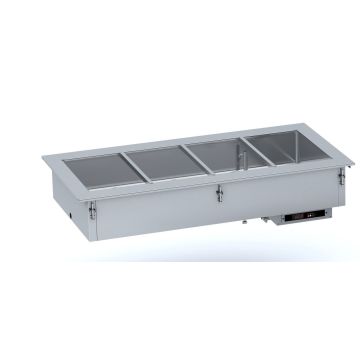 Einbau - Bain - Marie 4/1 - Automatische Wasserbefüllung