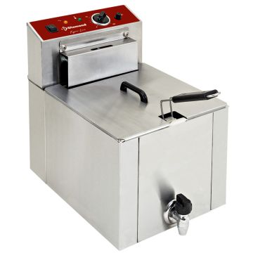 Elektro-Tischfriteuse "S-POWER" 12 Liter + Ablasshahn - F12TR/SP