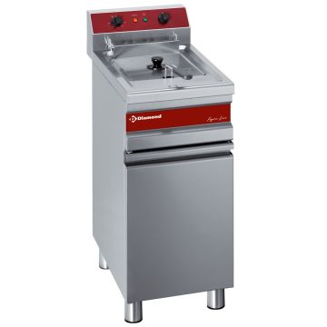 Elektro-Friteuse, 1 Becken für 14 Liter mit Unterschrank - F14E/M