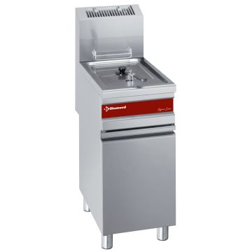 Gas-Friteuse, 1 Becken für 15 Liter mit Unterschrank - F15G/M