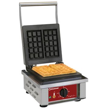 Elektro Waffeleisen 2 Stück, "Modell Brussel 3x5" - GB-3X5/N