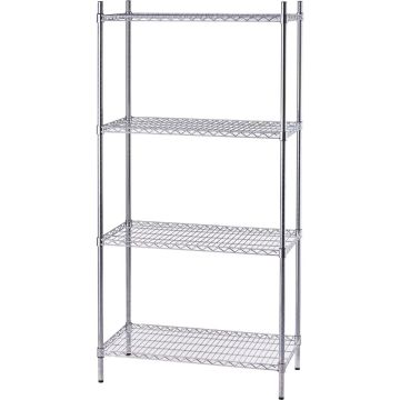 Lagerregal aus Chromstahl 610x455x1800 mm