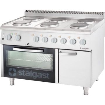 Elektroherd mit Backofen (600 x 400 mm / GN 1/1) Serie 700 ND, 6-Platten (6x2,6)