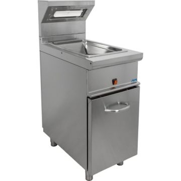 SARO Pommeswärmer mit offenem Unterbau Modell E7/SPE40BC