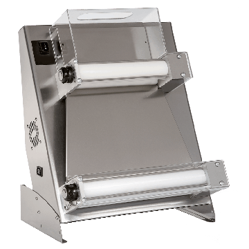 Teigausroller - 2 Rollen/obere gerade - Pizzadurchmesser: 26-40 cm - Teiggewicht: 210-700 gr / Prisma420RP