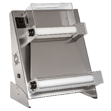 Teigausroller - 2 Rollen/obere gerade - Pizzadurchmesser: 26-45 cm - Teiggewicht: 220-1000 gr / Prisma500RP