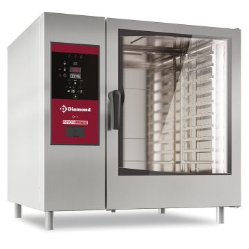 Kombidämpfer mit Direkteinspritzung und Konfektionsöfen, 10xGN2/1+Cleaning - SDE/XC-12