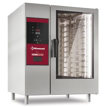 Elektro Kombidämpfer mit Direkteinspritzung und Konfektion, 10x GN 1/1 + Reinigung - SDE/XC-10