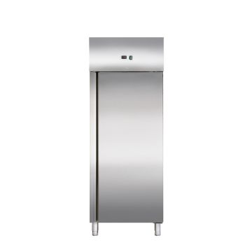 Edelstahlkühlschrank, Inhalt 733 Liter, Backnorm, 10Paar Schienen, ohne Trageroste